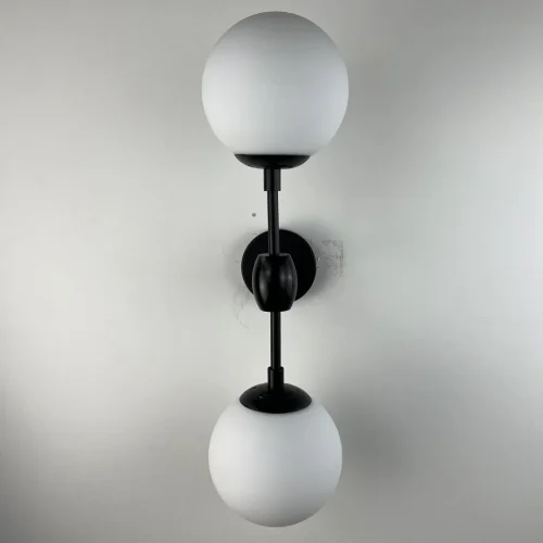 Бра Modo 84941-22 ImperiumLoft белый на 2 лампы, основание чёрное в стиле современный арт-деко  фото 8