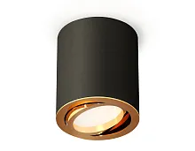 Светильник накладной Techno spot XS7422003 Ambrella light чёрный 1 лампа, основание чёрное в стиле хай-тек современный круглый