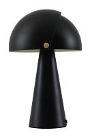Настольная лампа Kizzi 0914TL-1BK Milosh Tendence чёрная 1 лампа, основание чёрное металл в стиле современный 