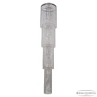 Люстра каскадная хрустальная 83301/50IV-250 Ni Bohemia Ivele Crystal прозрачная на 28 ламп, основание никель в стиле классика модерн r
