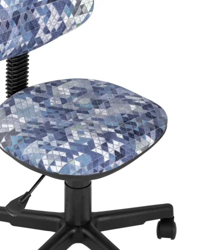 Кресло детское УМКА абстракция синяя Prisma 780 УТ000021837 Stool Group, синий/текстиль, ножки/полимер/чёрный, размеры - ****525*590 фото 7