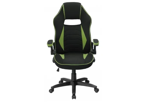 Кресло игровое Plast 1 green / black 11913 Woodville, зелёный/ткань, ножки/пластик/чёрный, размеры - *1270***670*600 фото 2