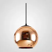 Светильник подвесной Copper Shade D35 180000-22 ImperiumLoft медь 1 лампа, основание медь в стиле современный арт-деко 