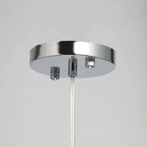 Светильник подвесной Бриз 111011701 DeMarkt прозрачный 1 лампа, основание хром в стиле классический  фото 9