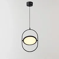 Светильник подвесной ARVET вертикальный Черный 140533-26 ImperiumLoft чёрный 1 лампа, основание чёрное в стиле современный лофт 