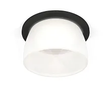 Светильник точечный Techno spot XC6513069 Ambrella light белый 1 лампа, основание чёрное в стиле хай-тек современный круглый
