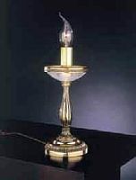 Настольная лампа P 4750 Reccagni Angelo белая 1 лампа, основание золотое латунь металл в стиле классический 