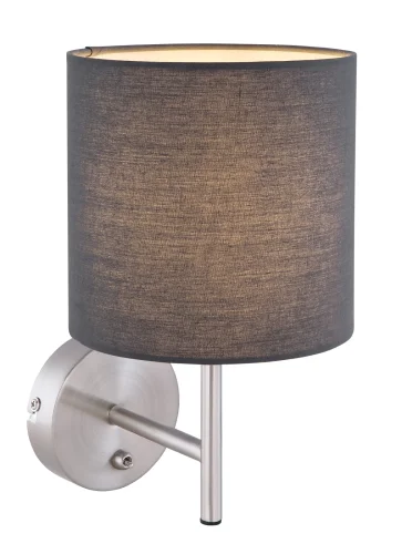 Бра Sanna 15585W Globo антрацит на 1 лампа, основание матовое никель в стиле современный 