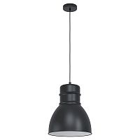 Светильник подвесной Ebury 43621 Eglo чёрный 1 лампа, основание чёрное в стиле лофт современный 