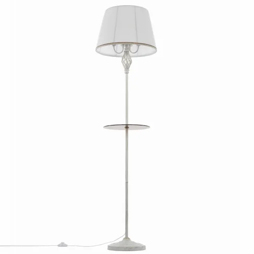 Торшер Вена CL402920T Citilux со столиком белый 3 лампы, основание белое патина в стиле классический прованс
 фото 4