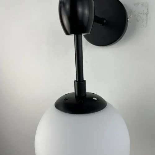Бра Modo 84941-22 ImperiumLoft белый на 2 лампы, основание чёрное в стиле современный арт-деко  фото 3