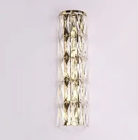 Бра 10125/A gold Newport прозрачный 5 ламп, основание золотое в стиле современный 
