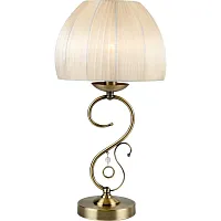 Настольная лампа Amore 1009/05/01T Stilfort бежевая 1 лампа, основание античное бронза металл в стиле классический 