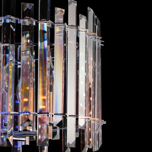 Люстра подвесная Ингвар CL334161 Citilux прозрачная на 6 ламп, основание хром в стиле классический  фото 5