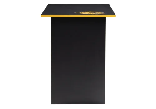 Письменный стол Эрмтрауд черный / желтый 474254 Woodville столешница чёрная из лдсп фото 2