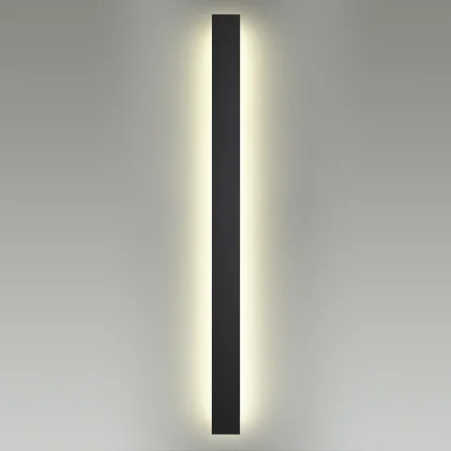 Бра LED Fibi 4379/29WL Odeon Light чёрный на 1 лампа, основание чёрное в стиле хай-тек отражённый свет