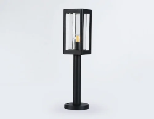 Парковый светильник ST2417 Ambrella light уличный IP54 чёрный 1 лампа, плафон прозрачный в стиле хай-тек современный E27 фото 5