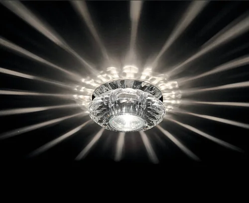 Светильник точечный Bomo 004512-G9 Lightstar прозрачный 1 лампа, основание серое хром в стиле модерн 