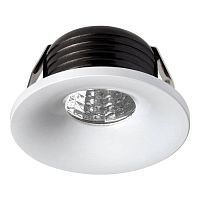 Светильник точечный LED DOT 357700 Novotech белый 1 лампа, основание белое в стиле современный 