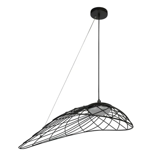 Светильник подвесной LED Tressage 10127/590 Black LOFT IT чёрный 1 лампа, основание чёрное в стиле современный  фото 3