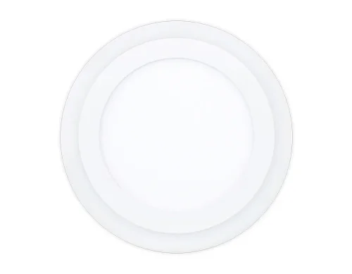 Светильник точечный LED Downlight DCR363 Ambrella light белый 1 лампа, основание белое в стиле современный хай-тек круглый фото 5