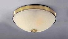 Люстра потолочная  PL 3028/3 Reccagni Angelo белая на 3 лампы, основание античное бронза в стиле классический 