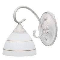Бра Ариадна 450028201 DeMarkt белый 1 лампа, основание белое в стиле прованс классический 