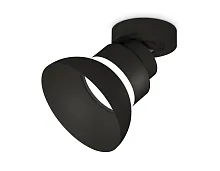 Светильник накладной XM8102100 Ambrella light чёрный 1 лампа, основание чёрное в стиле современный хай-тек круглый
