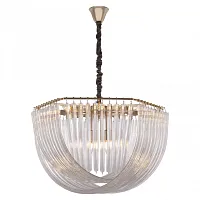 Люстра подвесная AM-97378 S.97378.D800.H470.E14.12 G Артемилано прозрачная на 12 ламп, основание золотое в стиле современный Люстра подвесная AM-97378 S.97378.D800.H470.E14.12 G Артемилано прозрачная на 12 ламп, основание золотое в стиле современный