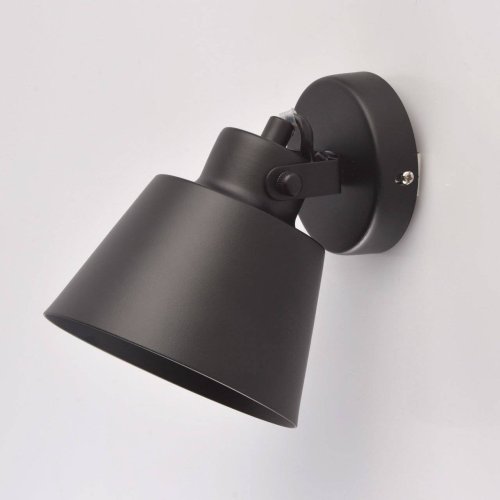 Бра лофт Ринген 547021201 DeMarkt чёрный на 1 лампа, основание чёрное в стиле лофт  фото 3