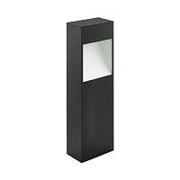 Парковый светильник LED Manfria 98096 Eglo уличный IP44 чёрный 1 лампа, плафон белый в стиле современный LED