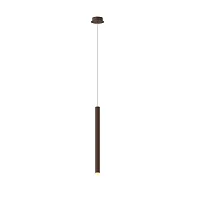 Светильник подвесной LED Cala 8081 Mantra коричневый 1 лампа, основание коричневое в стиле современный хай-тек минимализм трубочки