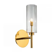 Бра Gracilis 2648-1W Favourite прозрачный 1 лампа, основание латунь в стиле классический современный 