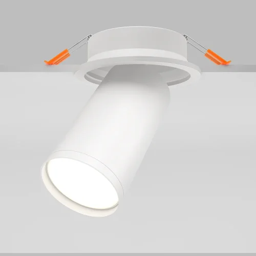 Светильник точечный Focus S C048CL-U-1W Maytoni белый 1 лампа, основание белое в стиле хай-тек современный  фото 2