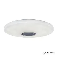 Светильник потолочный LED с пультом Jupiter 90W-Brilliant-Ent iLedex белый 1 лампа, основание белое в стиле современный хай-тек с пультом