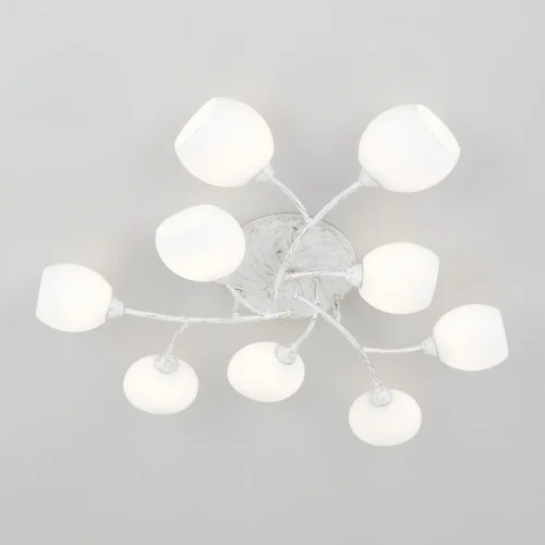 Люстра потолочная Флорида CL148190 Citilux белая на 9 ламп, основание белое в стиле современный  фото 7