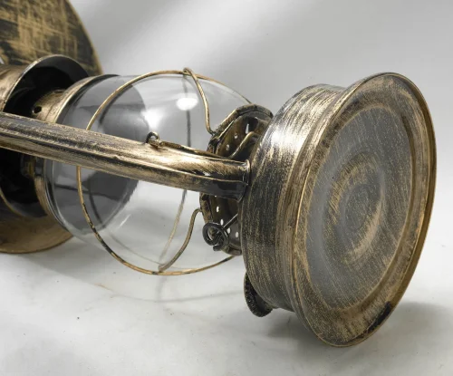 Светильник подвесной LSP-9518 Lussole прозрачный 1 лампа, основание античное бронза в стиле кантри  фото 4
