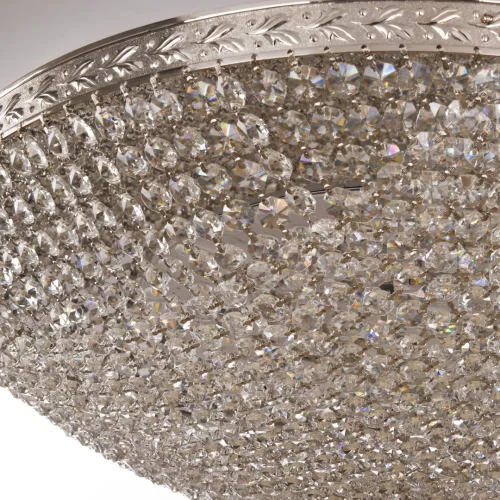 Люстра потолочная LED с пультом 19321/55IV/LED-DIM Ni Bohemia Ivele Crystal прозрачная на 1 лампа, основание никель в стиле классический с пультом sp фото 3