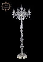 Торшер 13.25.8.200.h-160.Gd.Sp Bohemia Art Classic  прозрачный 8 ламп, основание золотое в стиле классический
