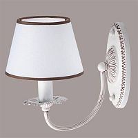 Бра Августина 419020901 MW-Light белый 1 лампа, основание бежевое белое в стиле арт-деко современный классический 