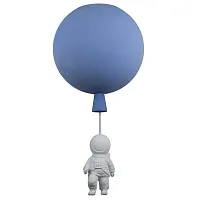 Светильник потолочный Cosmo 10044/250 Blue LOFT IT синий 1 лампа, основание белое в стиле современный космонавт