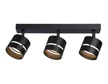 Спот с 3 лампами TN71064 Ambrella light чёрный GX53 в стиле хай-тек модерн 