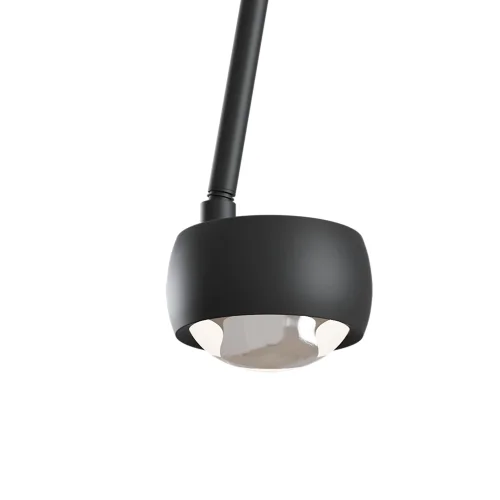 Светильник потолочный LED Lens MOD072CL-L8B3K Maytoni чёрный 1 лампа, основание чёрное в стиле современный  фото 2