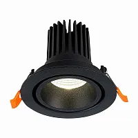 Светильник точечный LED St705 ST705.448.10 ST-Luce чёрный 1 лампа, основание чёрное в стиле современный хай-тек 