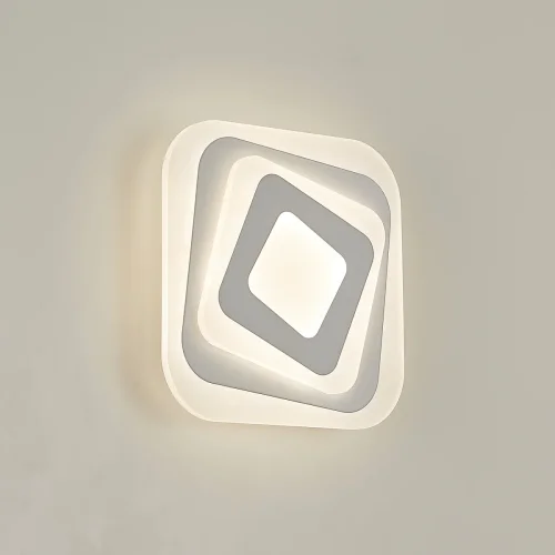 Бра LED Триестр CL737B42 Citilux белый на 1 лампа, основание белое в стиле хай-тек современный  фото 3