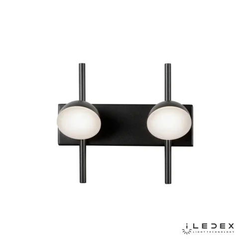 Бра LED Inefable X088206 6W BK iLedex чёрный белый на 1 лампа, основание чёрное в стиле современный хай-тек  фото 3
