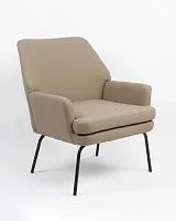 Кресло Харви  экокожа капучино УТ000037089 Stool Group, коричневый/экокожа, ножки/металл/чёрный, размеры - *825***680*760мм