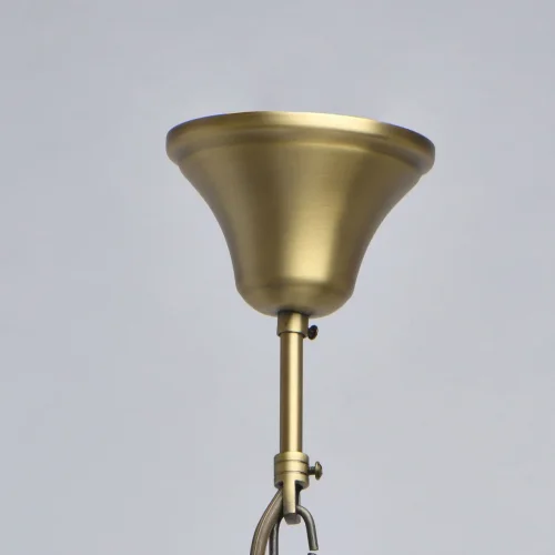 Светильник подвесной Оделия 619011203 Chiaro белый 3 лампы, основание латунь в стиле классический  фото 9