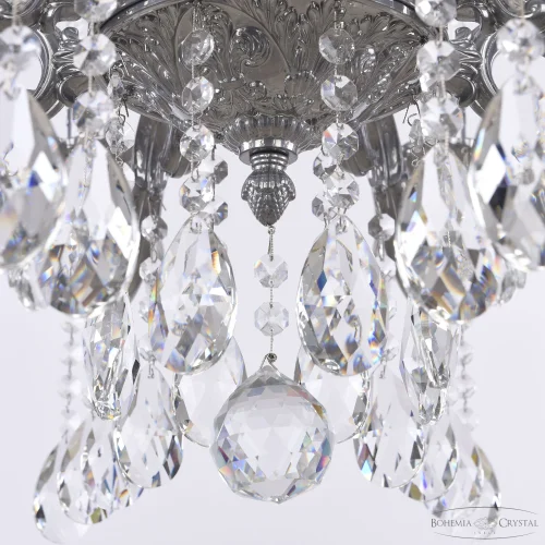 Люстра подвесная AL78101/8/210 A CG Bohemia Ivele Crystal без плафона на 8 ламп, основание никель в стиле классический sp фото 3