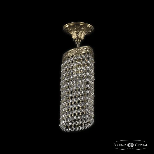 Светильник потолочный 19203/20IV G R Bohemia Ivele Crystal прозрачный 1 лампа, основание золотое в стиле классический r фото 2